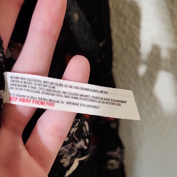 Floral Black Dress - Picture 11 of 12